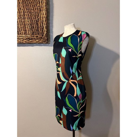 Ted Baker Scuba Dress 3 US Medium 8 10 Stretch Career Church - Picture 10 of 11